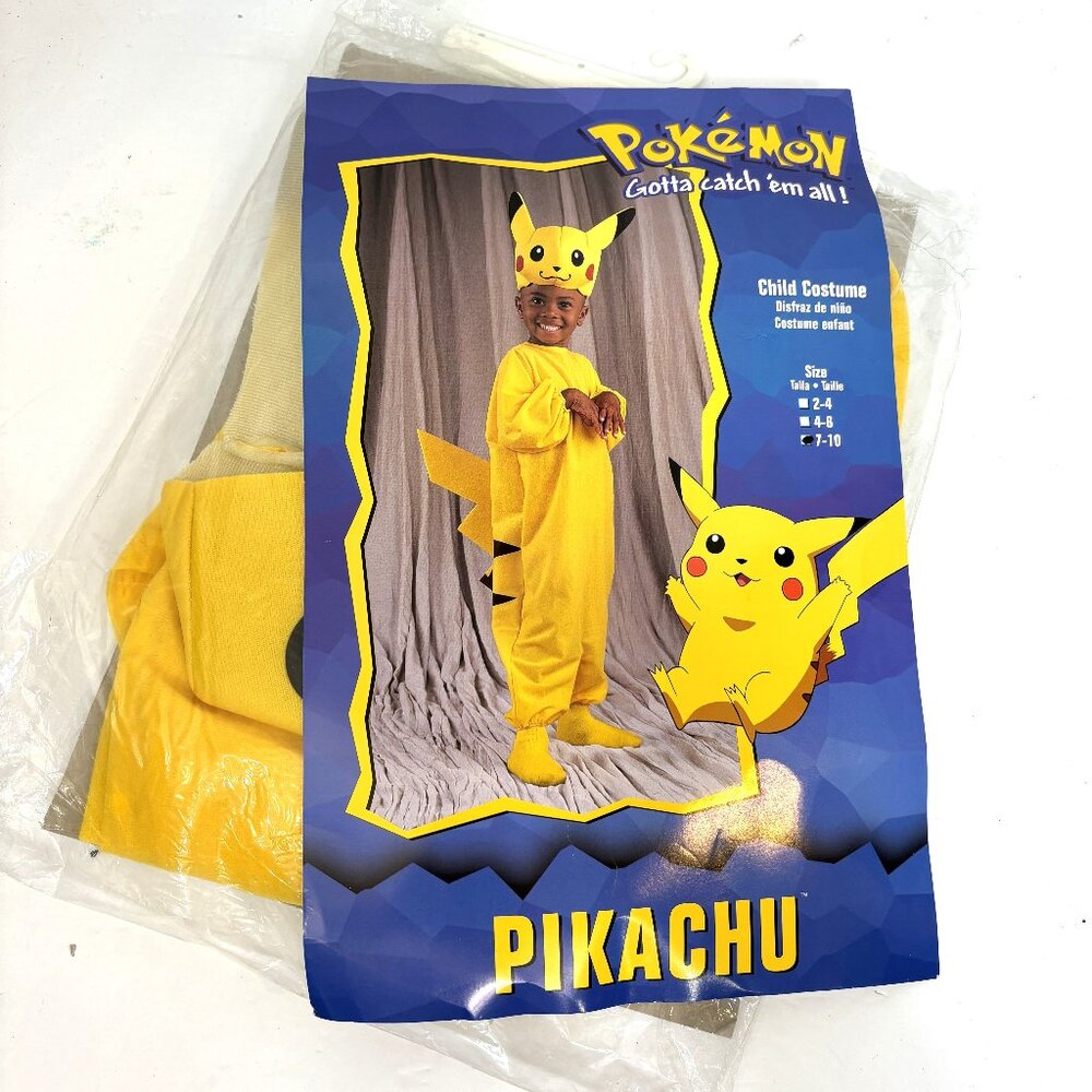Disguise Nintendo Pokemon  Pikachu  Vtg '99 Classic Costume NWT - NOS